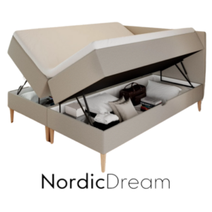 NordicDream Astrid Fjord boxmadras med store opbevaringsrum