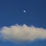 Billede af en måne og en sky