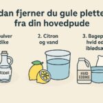 Coverbillede: 3 tips til at fjerne gulepletter fra din hovedpude
