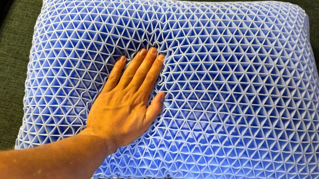 AirFlow hovedpudens blå side